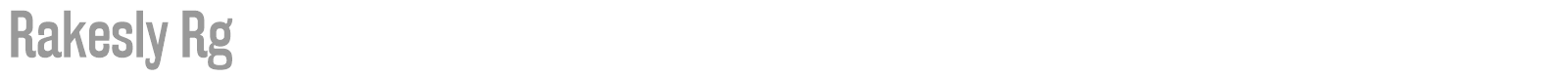 Rakesly font preview